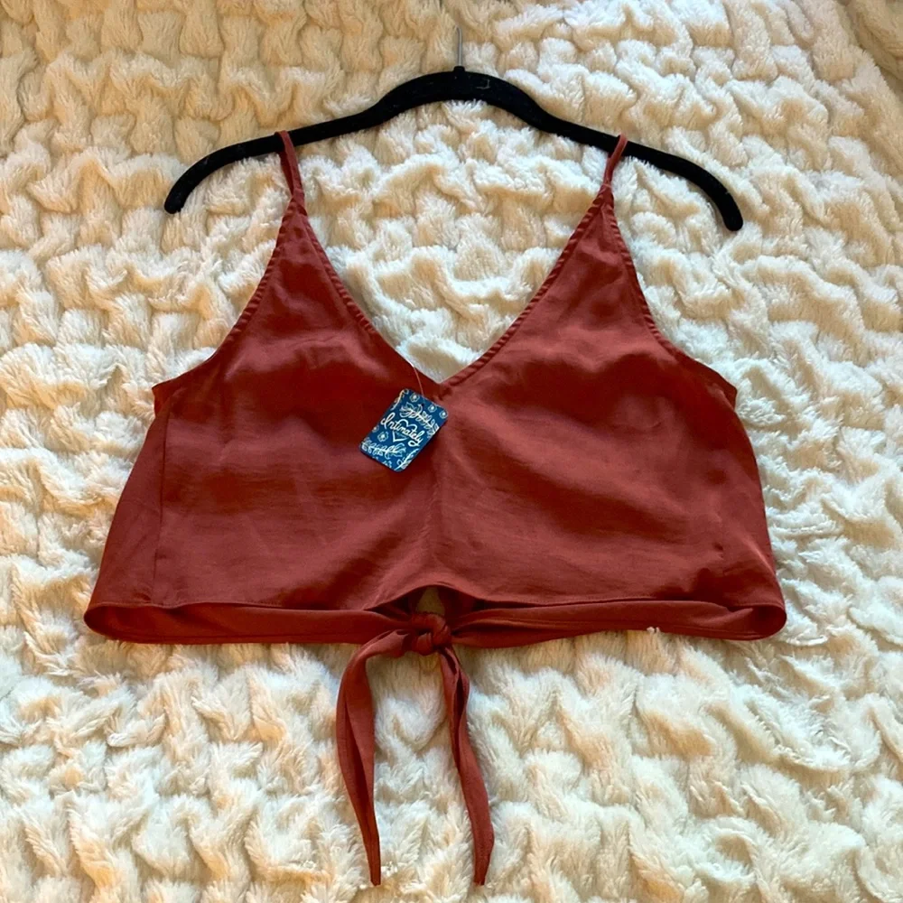 Free People Rust Crop Top - Picture 10 of 11